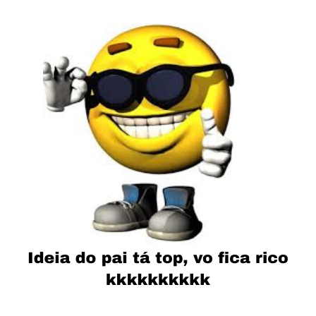 Meme sobre ideia ser boa com emoji rindo e fazendo sinal de joia